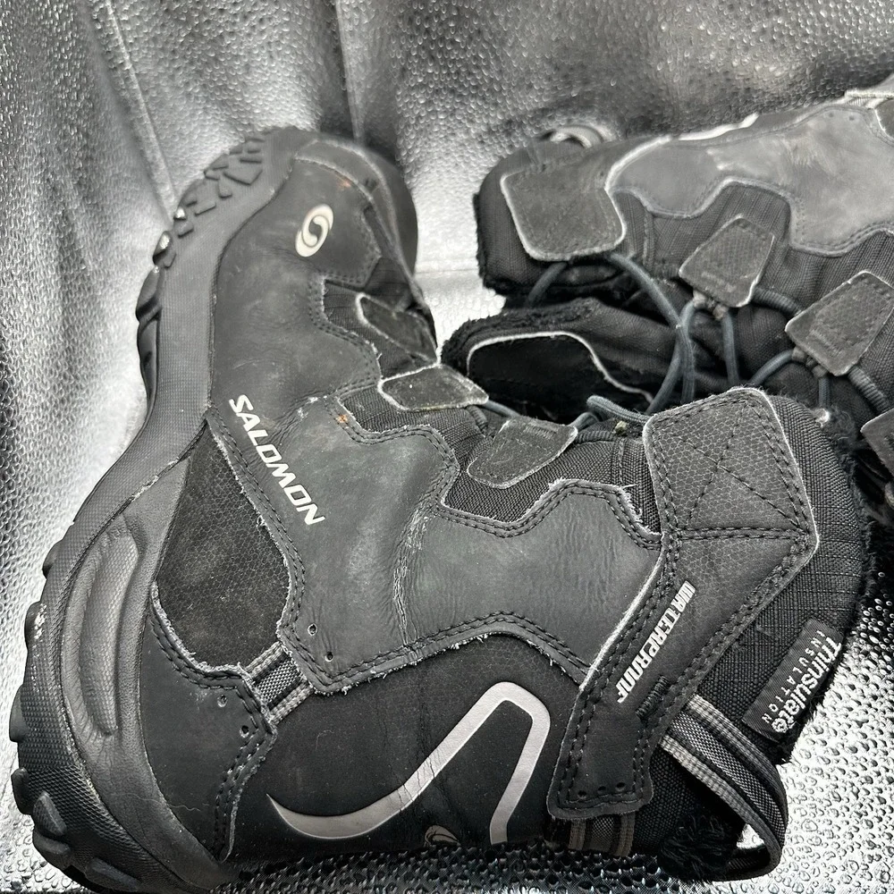 Salomon Tundra Boots Mens US 8.5 Thinsulate Insulation Contragrip GTX Shoes Snow